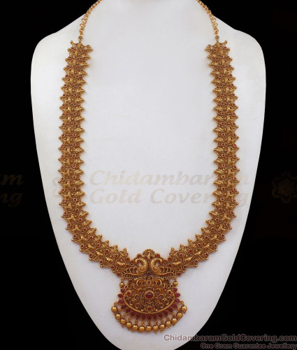 Antique gold sales long chain